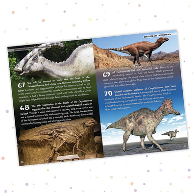 500 Fascinating Dinosaur by Team Pegasus [Hardcover]
