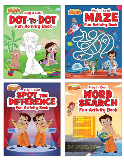 Chhota Bheem - Play It Cool! Fun Activity Books Box Set [Paperback]