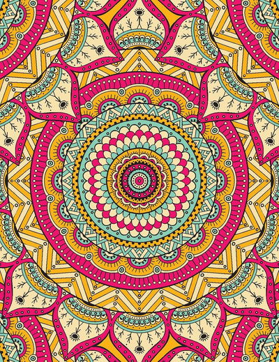 Extreme Copy Colours For Adults - Mandala by Dreamland Publications [Paperback]