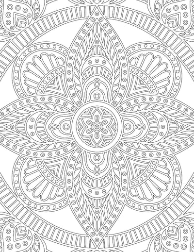 Mandala- Colouring Book for Adults [Paperback]