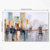 Canvas Print Unframed vinyl Sparkle Coated Painting For Home Decor And Office||For Bedroom,Living Room Home wall and Office Interior