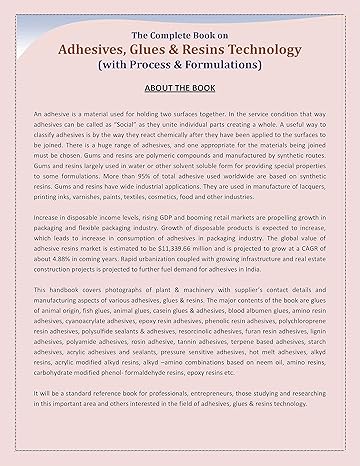 Adhesives, Glues & Resins Technology [Paperback]