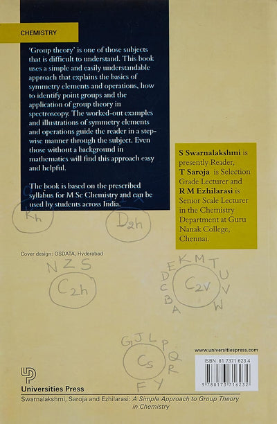 Simple Approach To Group Theory In Chemistry by Swarnalakshmi [Paperback]