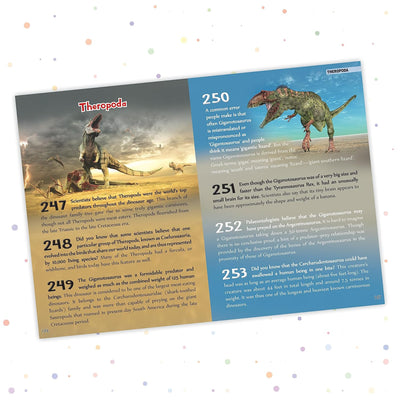 500 Fascinating Dinosaur by Team Pegasus [Hardcover]