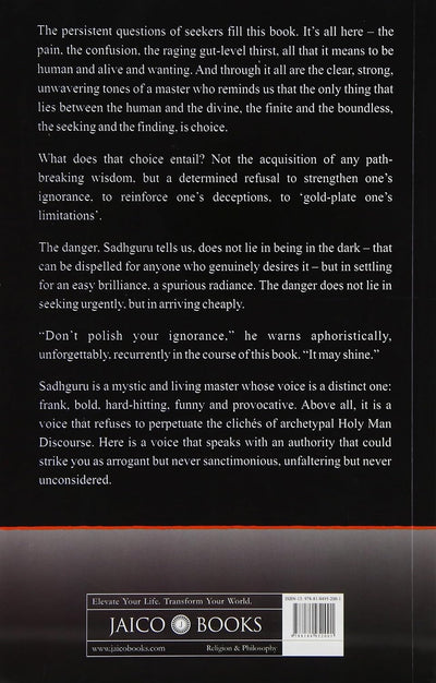 Don’t Polish Your Ignorance by Sadhguru [Paperback]