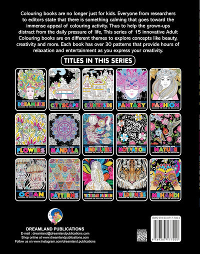 Flowers- Colouring Book For Adults [Paperback]