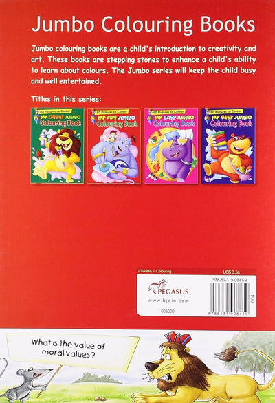 My Fun Jumbo Colouring Book by Team Pegasus [Paperback]