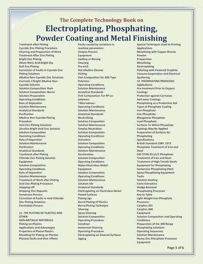 The Complete Technology Book on Electroplating, Phosphating, Powder Coating And Metal Finishing by H. Panda [Paperback]
