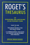 Rogets Thesaurus of Synonyms and Antonyms by Roget [Paperback]