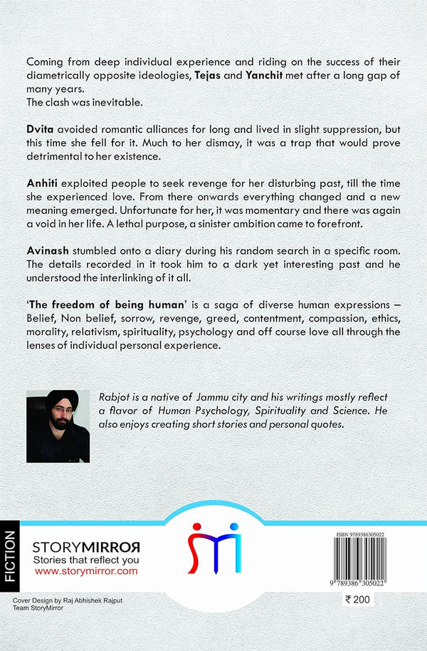 The Freedom of Being Human by Rabjot Singh Isher [Paperback]