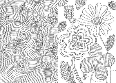 The Mindfulness Colouring Book by Emma Farrarons [Paperback]