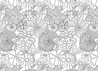 The Mindfulness Colouring Book by Emma Farrarons [Paperback]