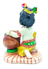 A depiction of Baby Krishna, the infant form of Lord Krishna, the eighth avatar of Vishnu.