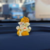 A depiction of Lord Ganesha, the Hindu god of wisdom and remover of obstacles, symbolizing blessings and protection.
