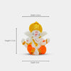 This beautiful statue of Lord Ganesha, the Hindu god of wisdom and remover of obstacles, is a perfect addition to any home or office. Crafted with exquisite detail, the idol captures the essence of the deity, making it a captivating centerpiece. Ganesha is often worshipped before undertaking new ventures, as he is believed to bring good fortune and remove any potential obstacles. 