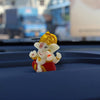 A statue of Lord Ganesha, the Hindu god of wisdom and remover of obstacles, suitable for home or office decor.