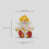 A statue of Lord Ganesha, the Hindu god of wisdom and remover of obstacles, suitable for home or office decor.