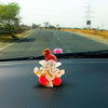 This beautiful statue of Lord Ganesha, the Hindu god of wisdom and remover of obstacles, is a powerful symbol of blessings and protection. Placing this idol in your home or office is believed to bring good fortune, prosperity, and success. Ganesha is often worshipped before undertaking new ventures, as he is known to clear the path of any potential obstacles.