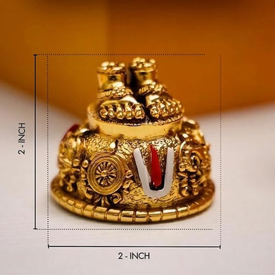 A depiction of Lord Balaji, a Hindu deity associated with the Tirumala Venkateswara Temple in Andhra Pradesh, India.