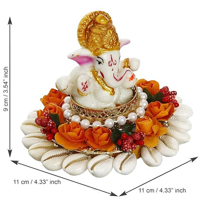  A depiction of Lord Ganesha, the Hindu god of wisdom and remover of obstacles.