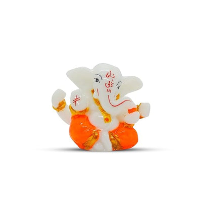 A statue of Lord Ganesha, the Hindu god of wisdom and remover of obstacles, suitable for home decor.
