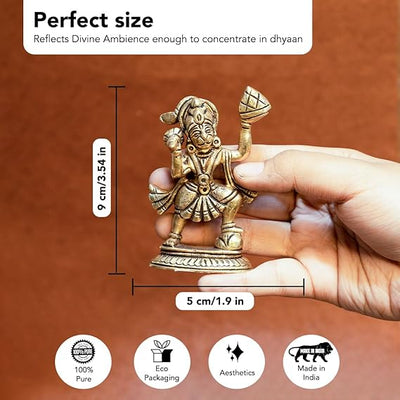 A depiction of Lord Hanuman, the Hindu monkey god known for his devotion to Lord Rama