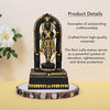 Handmade Ram Lalla idol, 12.7L x 8.6W x 25.6H cm, crafted from premium resin, showcasing intricate details, ideal for altars and spiritual decor