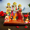 A depiction of Lord Ram, the Hindu deity considered to be the seventh avatar of Vishnu.