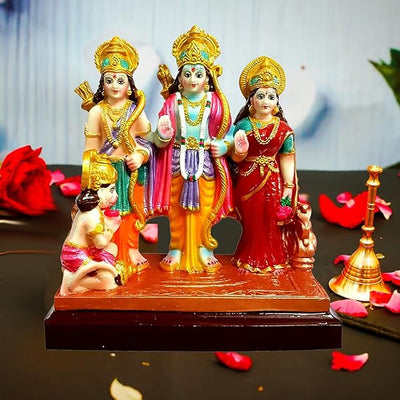 A depiction of Lord Ram, the Hindu deity considered to be the seventh avatar of Vishnu.