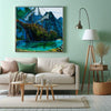 Timeless Journey: Vintage Broken Wooden Sailing Ship Acrylic Art a Perfect Landscape by Runa Bandyopadhyay - Unframed Original Painting