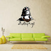 Adiyogi wall sticker depicting Lord Shiva, designed to inspire and enhance the ambiance of bedrooms, living rooms, and playrooms.