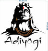 Adiyogi wall sticker depicting Lord Shiva, designed to inspire and enhance the ambiance of bedrooms, living rooms, and playrooms.