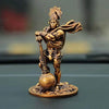 A handmade Bahubali Hanuman Ji Murti, 10.6 cm tall, crafted from resin, symbolizing strength and protection, ideal for home decor and altars.
