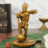 A handmade Bahubali Hanuman Ji Murti, 10.6 cm tall, crafted from resin, symbolizing strength and protection, ideal for home decor and altars.