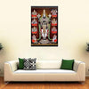 Vinyl sticker of Lord Tirupati Balaji, showcasing vibrant colors and intricate details, perfect for adding a spiritual touch to your home.