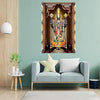 High-quality vinyl sticker of Lord Tirupati Balaji, showcasing vivid colors and intricate details, ideal for home decor.