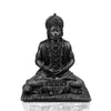 A 4.5-inch Black Bahubali Hanuman statue, handcrafted from resin, symbolizing strength and protection, ideal for home decor and spiritual spaces.