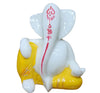 Handmade Ganesha idol in marble for car dashboards, symbolizing wisdom and prosperity, perfect for enhancing your driving experience.