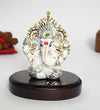 Handmade Ganesha idol in resin for car dashboards, symbolizing wisdom and prosperity, perfect for enhancing your driving experience.