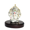 Handmade Ganesha idol in resin for car dashboards, symbolizing wisdom and prosperity, perfect for enhancing your driving experience.