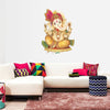 Ganesha peel and stick wall sticker in vibrant colors, perfect for adding a cultural touch to home decor, celebrating Hinduism and its deities.