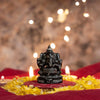 Handmade Ganesha soapstone showpiece, symbolizing wisdom and prosperity, perfect for home decor and altar spaces.