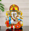 A beautifully crafted 600-gram resin Ganesha idol, showcasing intricate details, perfect for your altar or car dashboard