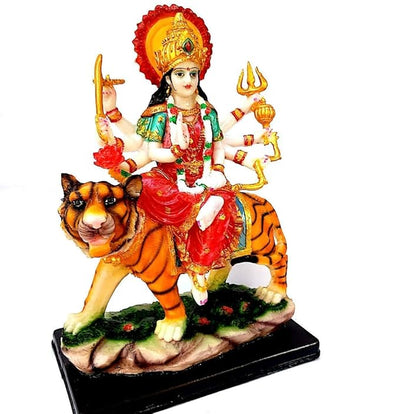 Handmade Goddess Maa Durga Devi Idol Statue crafted from marble, ideal for home decor, puja, and special gifting occasions