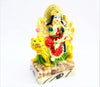 Handmade Goddess Maa Durga Sitting on Lion Statue in resin and marble, ideal for home decor, puja, and spiritual practices.