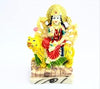 Handmade Goddess Maa Durga Sitting on Lion Statue in resin and marble, ideal for home decor, puja, and spiritual practices