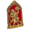 Handmade Lord Hanuman idol in gold tone, symbolizing strength and devotion, ideal for home, office, or altar.