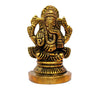 Handmade brass Ganesha idol for home decor, symbolizing wisdom and prosperity, perfect for altars or as a thoughtful gift.
