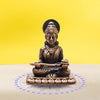Handcrafted copper Annapurna Devi idol, measuring 3.2 x 2.5 x 4 cm and weighing 140 grams. Ideal for home altar and spiritual decor.