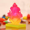 "Handmade Ganesha idol showpiece in crystal, featuring intricate details and elegance, perfect for home decor, altars, or as a thoughtful gift."